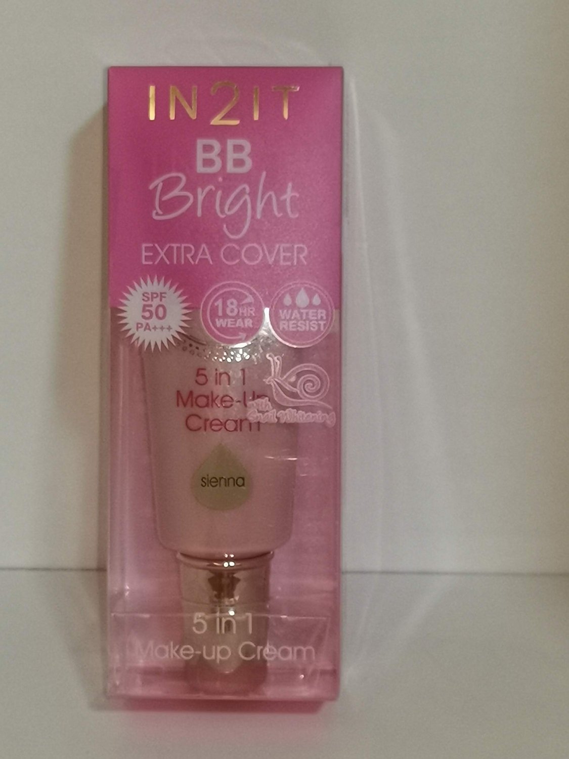 IN2IT BB 5 in 1 Make-up Cream Sienna 20ml 1's -It protects the skin from UVA / UVB rays with SPF 50 
