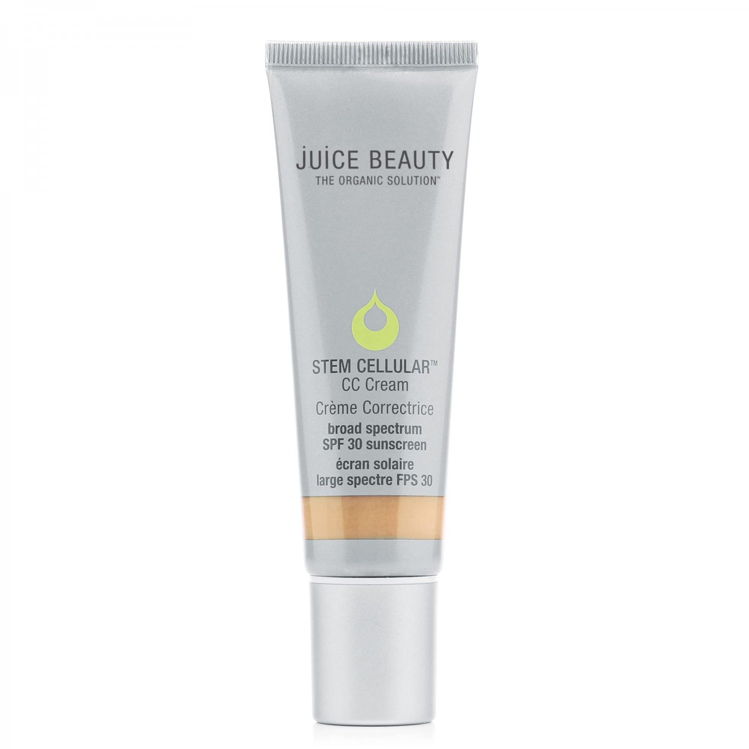Juice Beauty Stem Cellular CC Cream with Zinc SPF 30, Color-Correcting Face Moisturizer, 1.7 Fl Oz