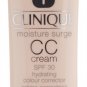 Clinique Moisture Surge All Skin Types CC SPF 30 Hydrating Colour Corrector Cream, light, 1.4 Ounce