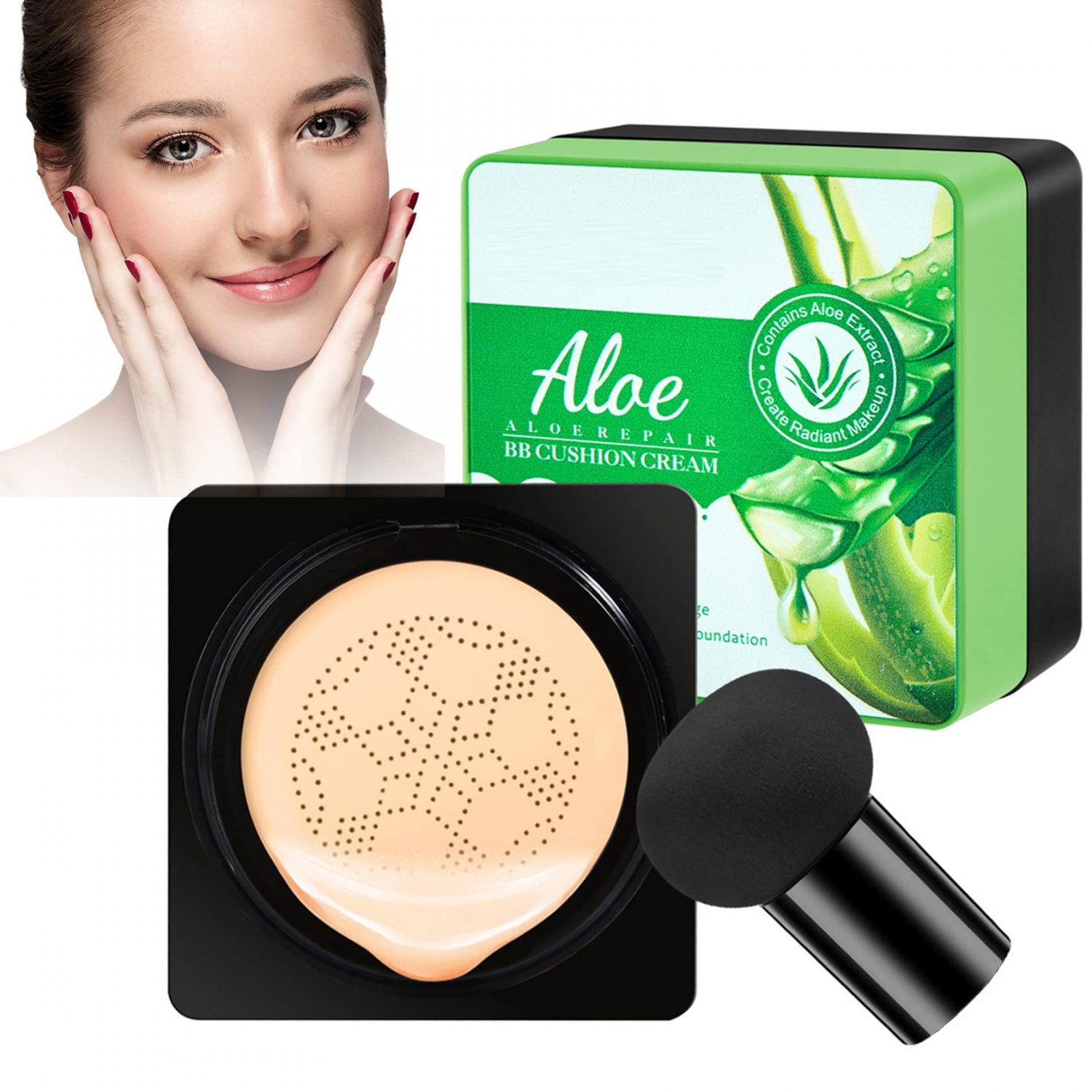 Mushroom Head Air Cushion CC Cream,BB Cream,Aloe Vera Gel Liquid Foundation,CC Cream Foundation Conc
