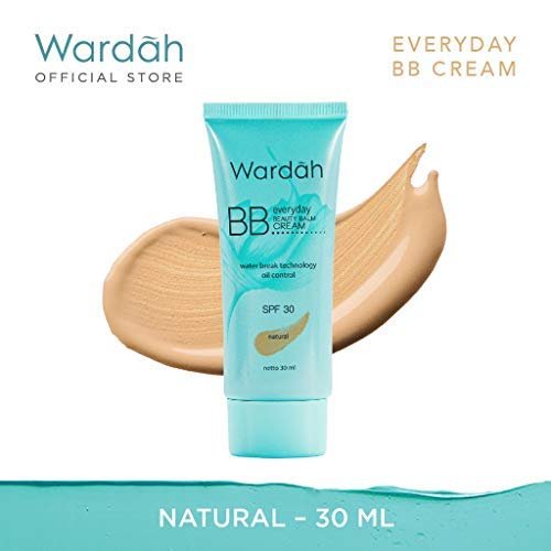 #MG WARDAH Everyday BB Cream Natural 30ml -It helps to conceal uneven skin tone, blemishes, make ski