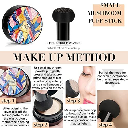 Air Cushion CC Cream，BB Cream Foundation，Mushroom Head Air Cushion CC