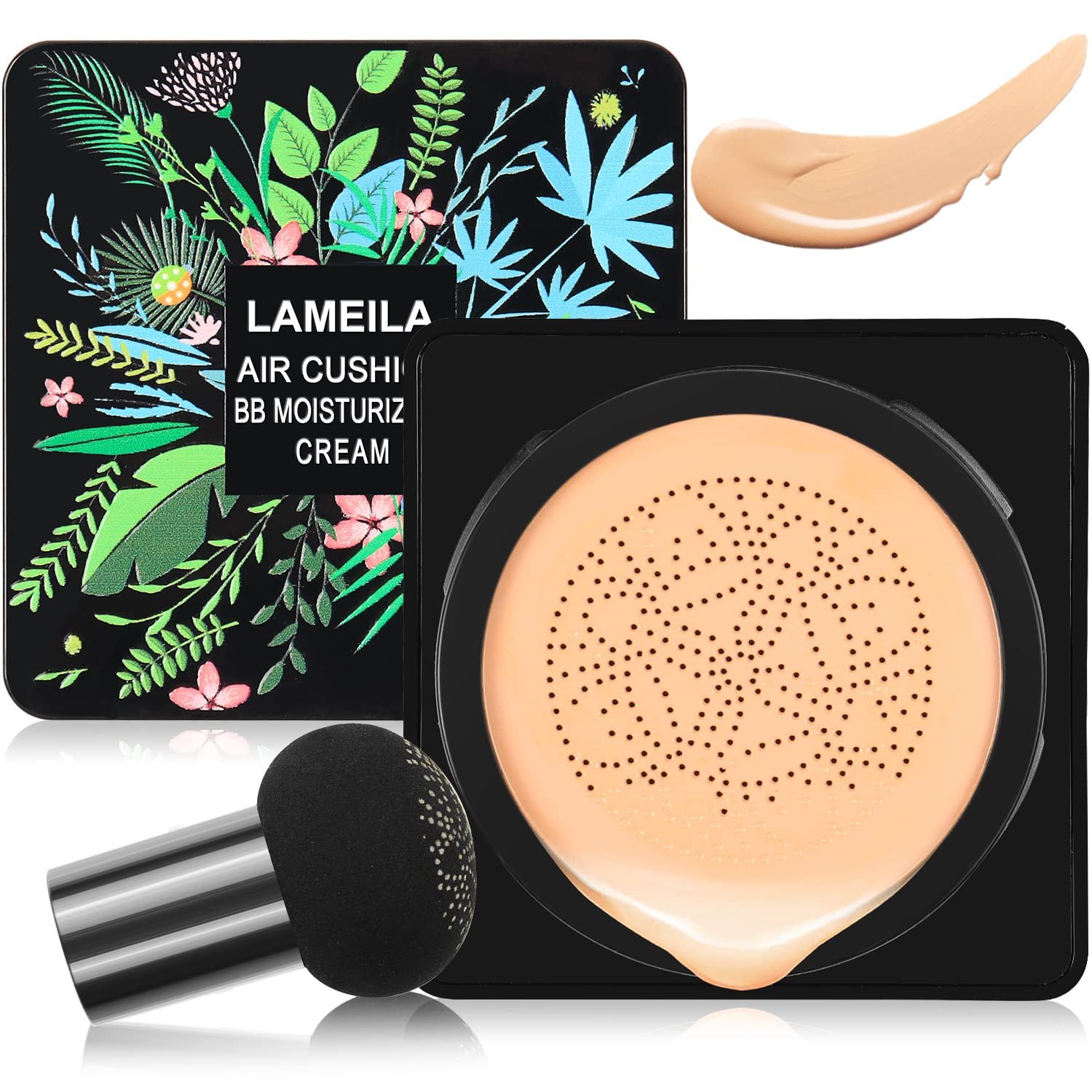 BliBling CC Cream Foundation, Mushroom Head Air Cushion CC Cream, Moisturizing BB Cream Makeup Base 