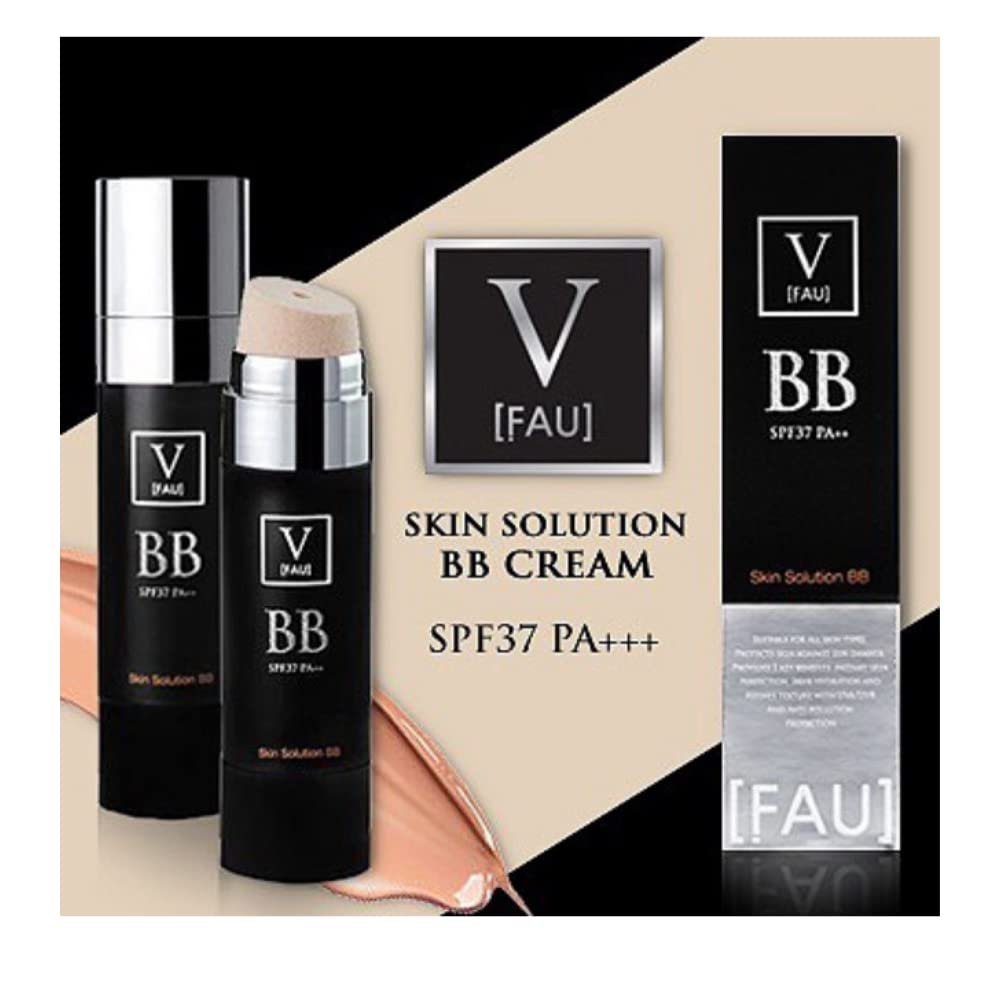 V FAU Skincare Solution SPF37 PA++ Integrated Air Sponge Liquid Foundation Stick | BB Cream Foundati