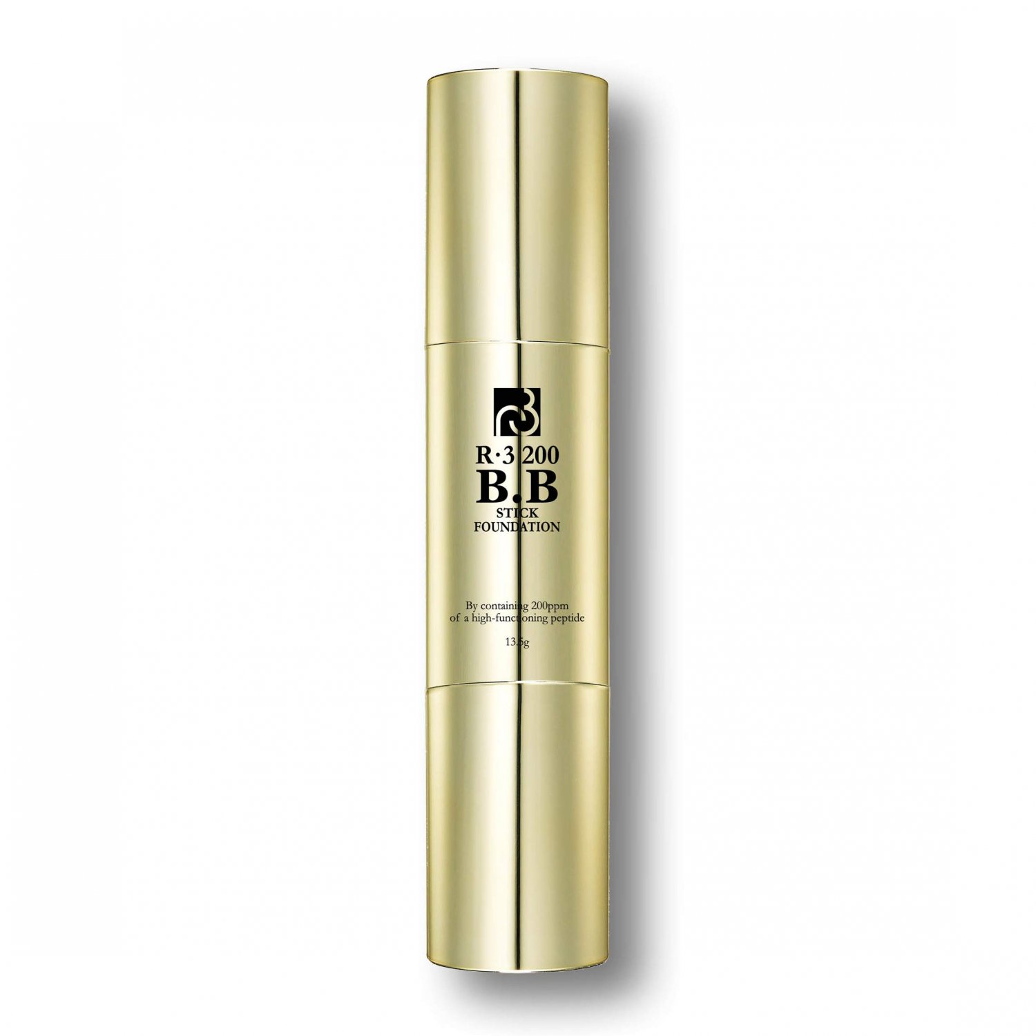 R3 Peptide Enhanced 2 in 1 BB Cream Stick and Makeup Brush, 200ppm 13.5 grams