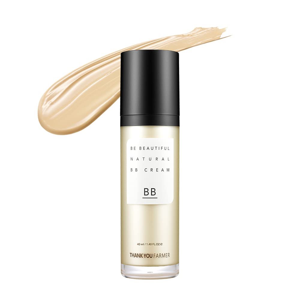 THANKYOU FARMER Be Beautiful Natural BB Cream SPF30+ PA++ | Natural Glow Makeup | 1.40 Fl Oz (40ml)