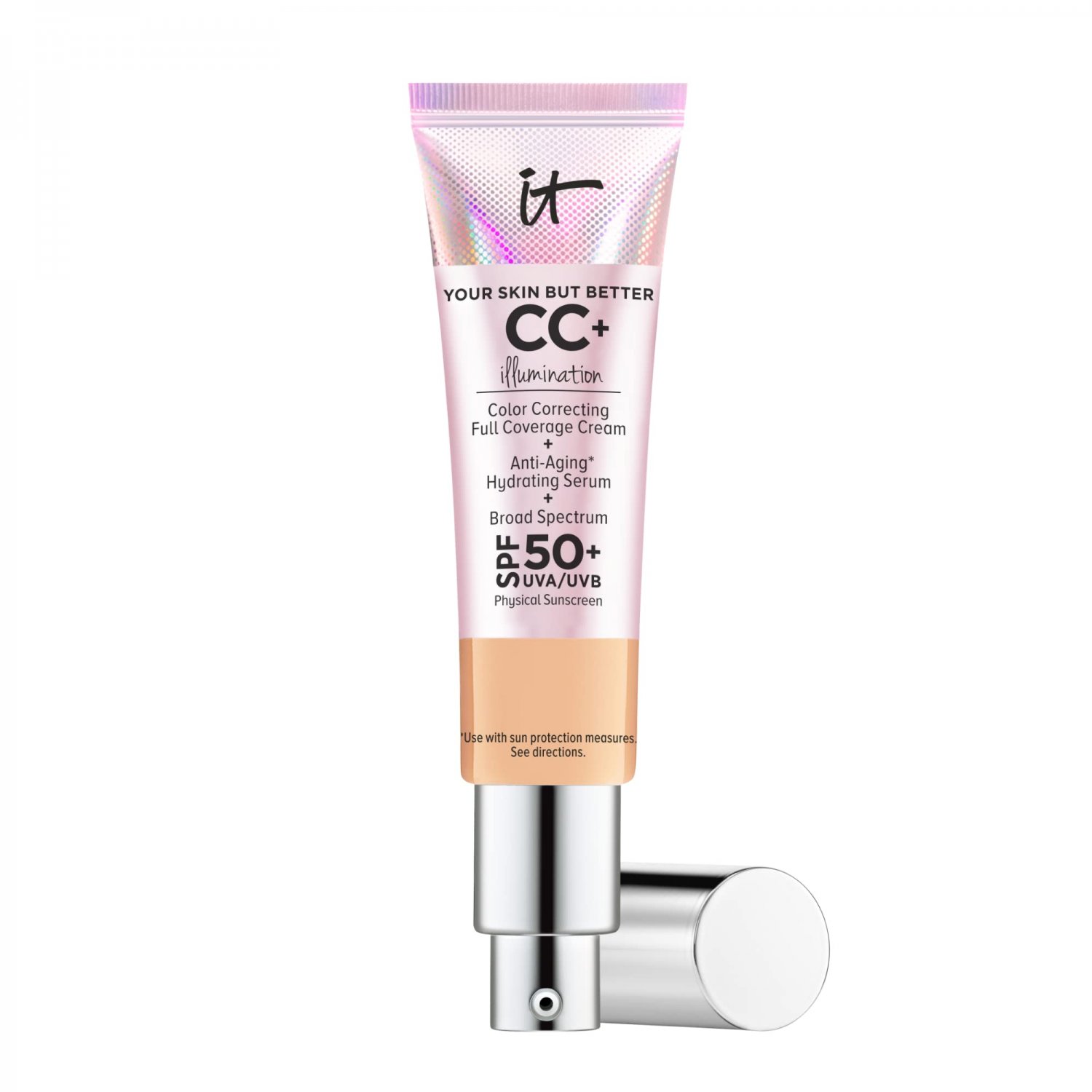 IT Cosmetics Your Skin But Better CC+ Cream Illumination, Neutral Medium (N) - Color Correcting Crea