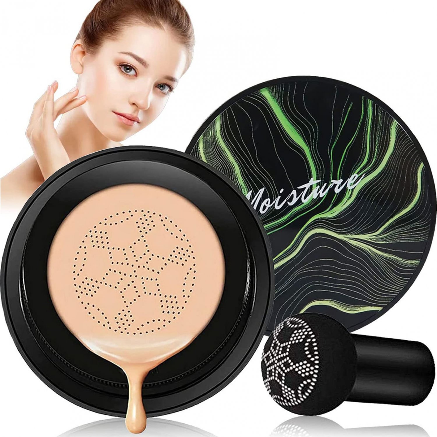 Mushroom Head Air Cushion CC Cream, BB Cream, Moisturizing Concealer, Moisturizing BB Cream Makeup B