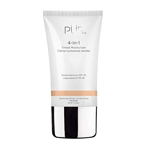 P?R 4-in-1 Tinted Moisturizer With SPF 20 - Hydrating Face Moisturizer, Primer, & Foundation With Sh