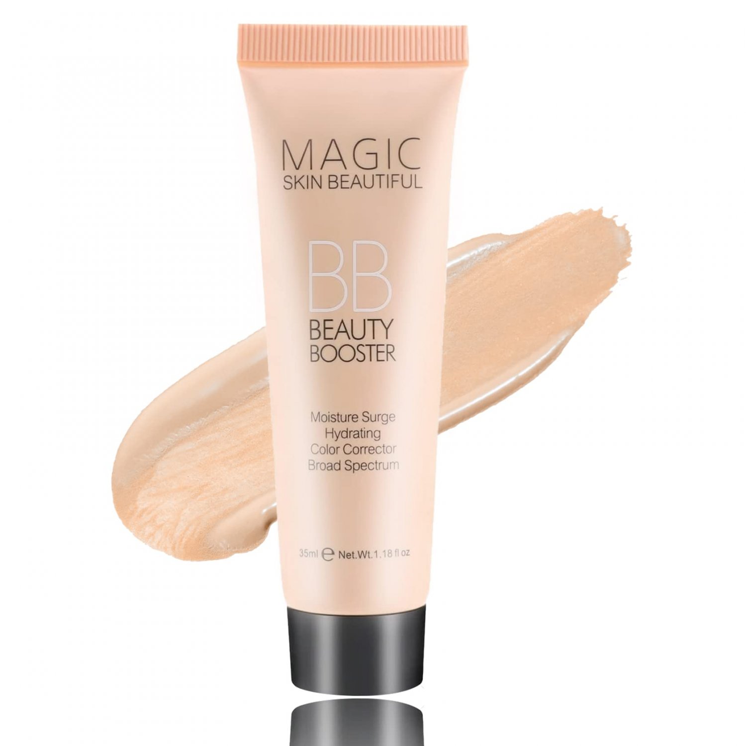 BB Cream Foundation Makeup,Natural Concealer Oil Control Brightens Skin Tone Color Correcting Cream,