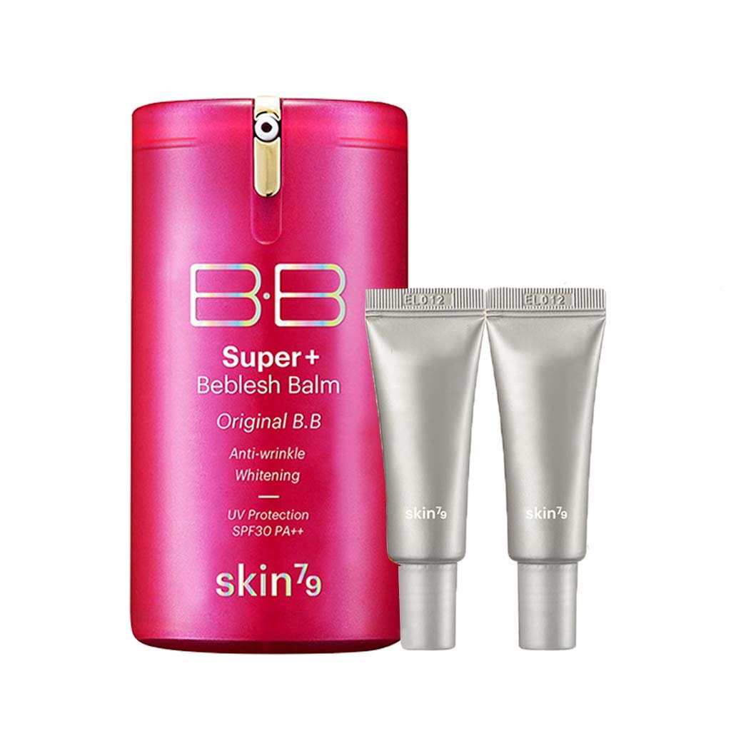 SKIN79 Super+ Beblesh Balm Original BB Cream - 1.35 fl.oz (40 ml) with 2 Random Travel Size BB Cream