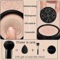 Mushroom Head Air Cushion CC Cream, BB Cream Foundation CC Cream Moisturizing Concealer, Bright Make