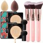 2 PCS Air Cushion CC Cream Mushroom Head Foundation, Amazfly Moisturizing BB Cream Makeup Long Lasti