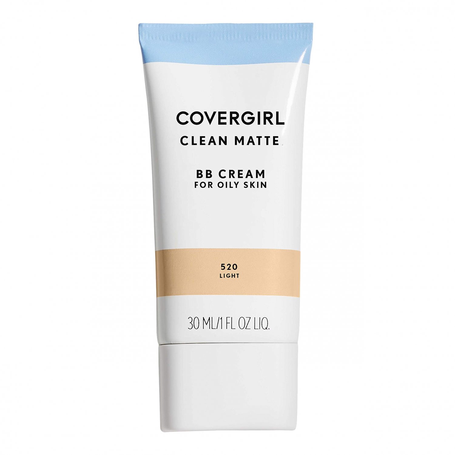 COVERGIRL Clean Matte BB Cream Light 520 For Oily Skin, (packaging may vary) - 1 Fl Oz (1 Count)