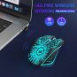 VersionTECH. Wireless Gaming Mouse, Rechargeable Computer Mouse Mice with Colorful LED Lights, Silen