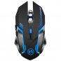 Wireless Gaming Mouse, Scettar Rechargeable Computer Gaming Mouse Silent Click, 7 Led Light, 3 Adjus