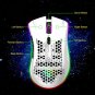Wireless Gaming Mouse, VEGCOO C8 Silent Click Wireless Rechargeable Mouse with Colorful LED Lights a