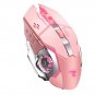 Uciefy T85 Rechargeable Wireless Mouse, 2.4G Ergonomic Silent Gaming Mice Portable Optical with USB