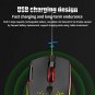 Wireless Gaming Mouse, VEGCOO C30 Silent Click Wireless Rechargeable Gaming Mouse with Double-Click 