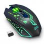 UHURU WM-02Z Wireless Gaming Mouse, 2.4G Wireless Rechargeable Mouse with 6 Programmable Buttons, 5