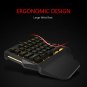 RedThunder One-Handed RGB Gaming Keyboard and Mouse Combo, 35 Keys Mini Gaming Keypad, 6400 DPI Mous