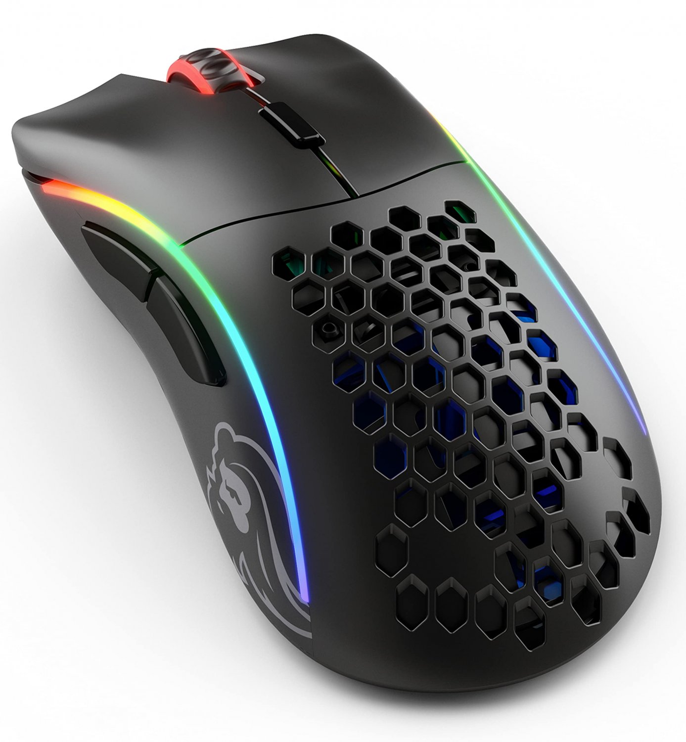 Glorious Model D Wireless Gaming Mouse - RGB Mouse Wireless - 69 g Superlight Mouse - Ergonomic Comp
