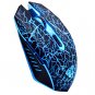 VEGCOO C10 Wireless Gaming Mouse Rechargeable Silent Optical Mice 7 Colors LED Lights, 7 Buttons 240