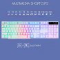 Gaming Keyboard and Mouse Combo-Light Up Keyboard&Gaming Mouse LED Backlit 3600DPI Wired Mechanical