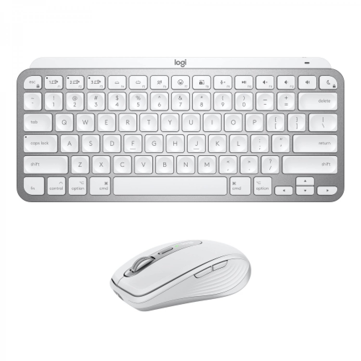 Logitech MX Keys Mini for Mac Keyboard + MX Anywhere 3 for Mac Wireless Mouse Combo - Backlit Keys, 