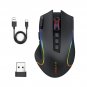 E-YOOSO X-11 Wireless RGB Gaming Mouse Rechargeable, 8000 DPI Wired Gaming Mouse, Type C Wired Custo