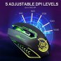 Wireless Gaming Mouse Up to 10000 DPI, UHURU Rechargeable USB Wireless Mouse with 6 Buttons 7 Change
