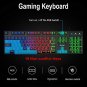 BlueFinger RGB Gaming Keyboard and Backlit Mouse and Headset Combo,USB Wired Backlit Keyboard,LED Ga