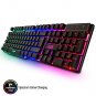 Gaming Keyboard and Mouse and Mouse pad and Gaming Headset, Wired LED RGB Backlight Bundle for PC Ga
