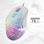 LTC Circle Pit HM-001 RGB Gaming Mouse with Lightweight Honeycomb Shell, Adjusted 6400DPI, 6 Program