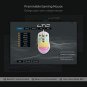 LTC Circle Pit HM-001 RGB Gaming Mouse with Lightweight Honeycomb Shell, Adjusted 6400DPI, 6 Program