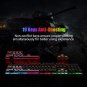 FLAGPOWER RGB Gaming Keyboard and Breathing Mouse Combo, Adjutable Breathing Backlit Mechanical Feel