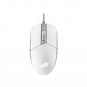 ASUS ROG Strix Impact II Moonlight White Gaming Mouse | Ambidextrous and Lightweight Design, 6200 DP