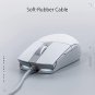 ASUS ROG Strix Impact II Moonlight White Gaming Mouse | Ambidextrous and Lightweight Design, 6200 DP