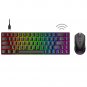 Havit 60% Wireless Mechanical Keyboard and Wired Mouse, Bluetooth 5.1 & Type C Wired 68 Keys Gaming