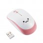 ELECOM 2.4G Wireless Silent Click, Portable Mobile Smiley-Face Mouse for Right/Left Handed Use, IR L