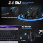 UtechSmart Venus Pro RGB Wireless MMO Gaming Mouse, 16,000 DPI Optical Sensor, 2.4 GHz Transmission