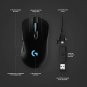 Logitech G703 Lightspeed Wireless Gaming Mouse W/Hero 25K Sensor, PowerPlay Compatible, Lightsync RG
