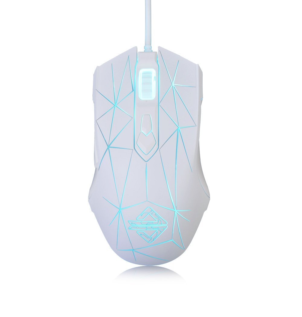 FIRSTBLOOD ONLY GAME. AJ52 Watcher RGB Gaming Mouse, Programmable 7 Buttons, Ergonomic LED Backlit U