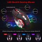 MFTEK RGB Rainbow Backlit Gaming Keyboard and Mouse Combo, Blue Lighted PC Gaming Headset with Micro