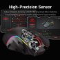Redragon M602 Griffin RGB Gaming Mouse, RGB Spectrum Backlit Ergonomic Mouse with 7 Programmable Bac