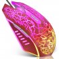 VersionTECH. Wired Gaming Mouse, Ergonomic USB Optical Mouse Mice with Chroma RGB Backlit, 1200 to 3