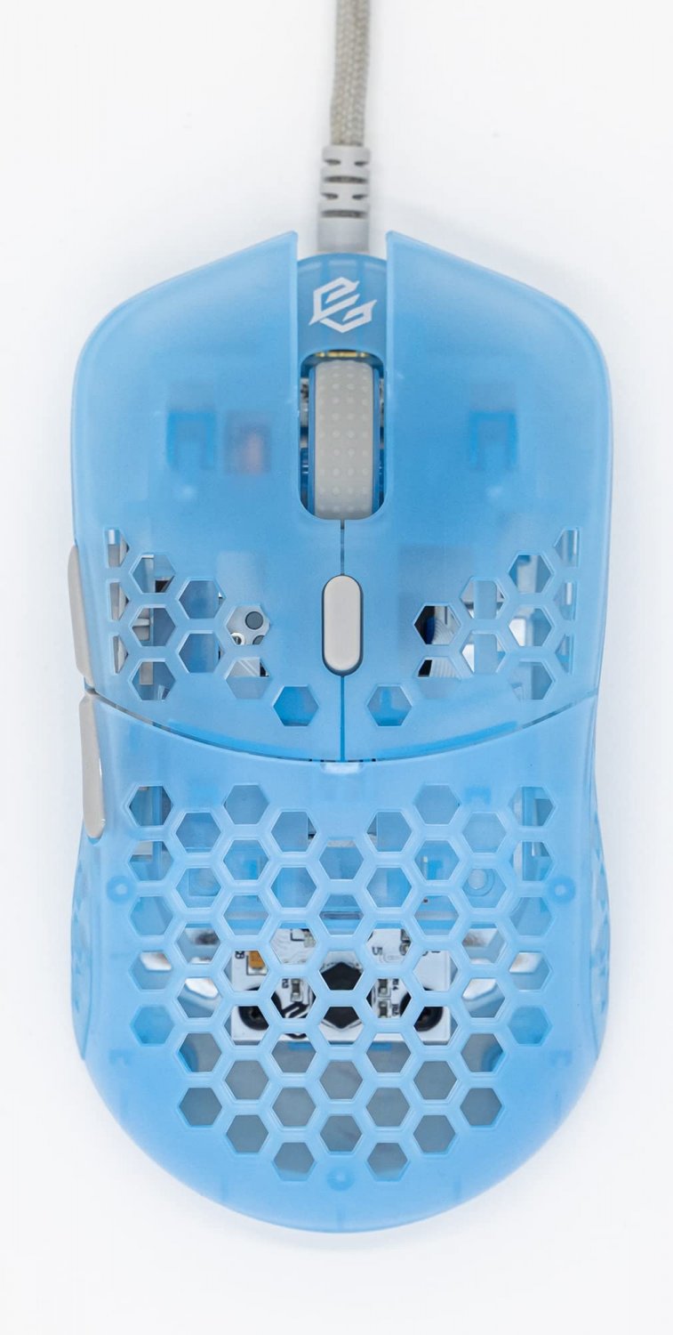 G-wolves Hati HTS (Small) ACE Wired Gaming Mouse Ultra Lightweight Honeycomb Design - PAW3389 Sensor
