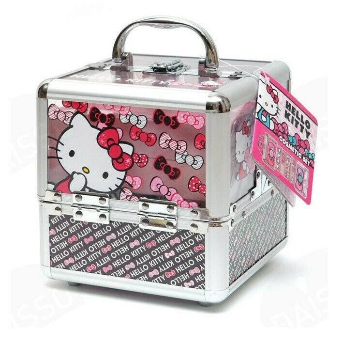 Hello kitty train cosmetics case for kids hello kitty makeup set non&Acirc;&nbsp;toxic