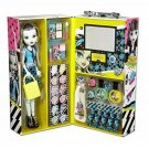 Monster High Fashion Doll Case 6-LED light up mirror with Frankie Doll