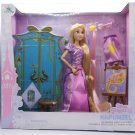 Disney Rapunzel Classic Doll Wardrobe Vanity Play Set Tangled Flynn Rider NEW